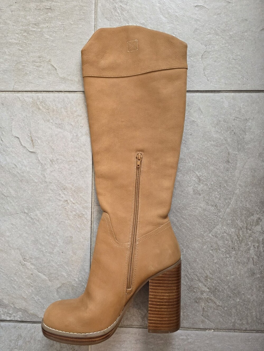 Pre-Owned J Lo Leather Boots Size 9.5